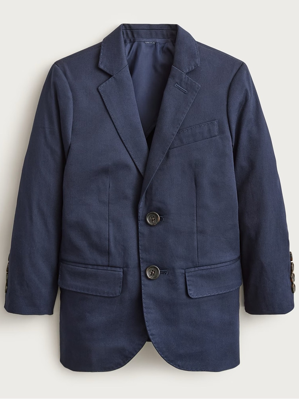 J. CREW Boys' Ludlow suit jacket in chino Navy Size 14 NWT $158 CH430